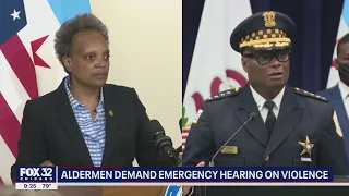 Chicago aldermen demand emergency hearing to address city's surging violence