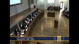 Montgomery City Council Meeting (9/20/22)