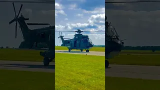 Airbus Helicopter H215 up-close. Super Puma. Swiss Air Force.