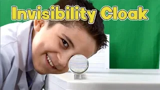 Rochester Invisibility Cloak - You Can't See Me JoJo's Science Show