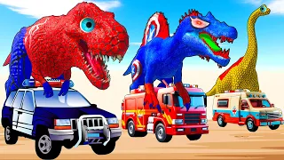 Giant Indominus, Triceratops, Pteranodon & GODZILLA MEGALODON x Legendary Kong: The New Empire