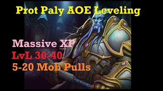 [Classic TBC] Protection Paladin AOE Leveling Guide - LVL 30-42