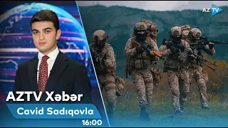 Cavid Sadıqovla AZTV XƏBƏR (16:00) | 17.09.2023