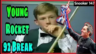 Ronnie O'Sullivan Young 92 Break