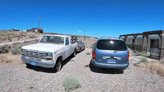 Goldfield Nevada Abandoned Property and Cars *weird*