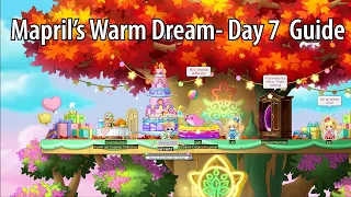 MapleStory Mapril's Warm Dream Quest- Day 7 (Last Day) Guide | MapleStorySea