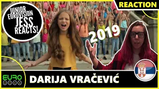 SERBIA JUNIOR EUROVISION 2019 REACTION: Darija Vračević - Raise Your Voice | JESS REACTS!