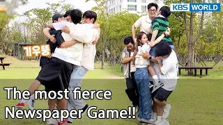 The most fierce Newspaper Game!! [Two Days and One Night 4 : Ep.141-3] | KBS WORLD TV 220911