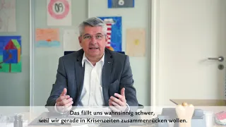 Bürgermeister Lutz Urbach wendet sich an die Bürgerschaft