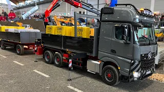 MEGA RC TRUCKS AT WORK - RC TRANSPORT VEHICLES, RC SCALEART MODELS, RC LOW LOADER, RC SCANIA, RC MAN