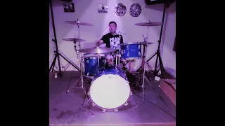 Led Zeppelin black Dog drum cover by Don Wersten