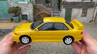 1:18 Mitsubishi Lancer EVO III '95, Dandelion Yellow - Otto-mobile [Unboxing]