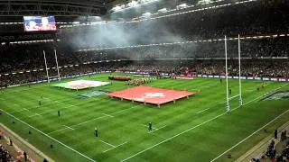 Welsh National Anthem, Wales vs England 2013