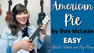 American Pie Ukulele Tutorial and Play Along | Cory Teaches Music