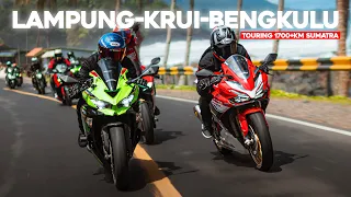 14JAM 600KM RIDING‼️ LAMPUNG-BENGKULU, TOURING SUMATRA NAIK ZX25R🔥 Ep.2