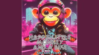 Happy Little Monkey And A Bike (Arcade Girl)