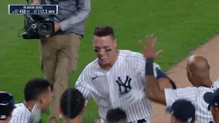 AARON JUDGE HITS WALK OFF HOMERUN AGAINST BLUE JAYS!!! 5/10/22 (FIRST OF HIS CAREER)