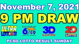 [SUMMARY] PCSO 9:00 PM Lotto Draw – November 7, 2021