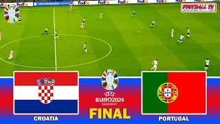 CROATIA vs PORTUGAL - UEFA EURO 2024 Final | Full Match & All Goals | eFootball PES Gameplay