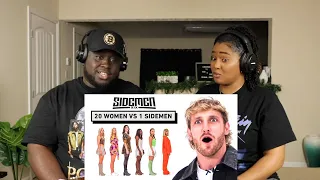 20 WOMEN VS 1 SIDEMEN: LOGAN PAUL EDITION | Kidd and Cee Reacts