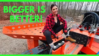 All Wood Log Splitter Table Makes Firewood Fast & Easy #101