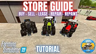 STORE GUIDE - Farming Simulator 22