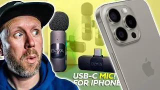 Amazing USB-C Mic for the NEW iPhone 15!👀