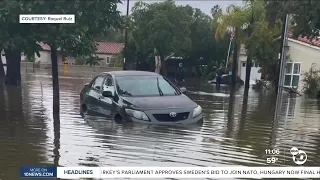 Woman loses car she uses for house cleaning business in Coronado flooding
