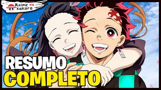 RESUMO DE DEMON SLAYER (Ordem cronológica) HISTÓRIA COMPLETA DE KIMETSU NO YAIBA | Anime No Kokoro