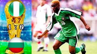 Nigeria vs Bulgaria Group D World Cup 1998