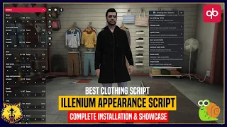 QBCore Clothing Script | Illenium Appearance Script | Installation and Showcase | FiveM Script 2023