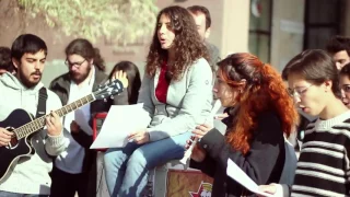 ODTÜ öğrencilerinden Boğaziçi'ne şarkılı selam: "Bak bir varmış bir yokmuş"