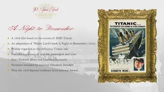 A Night To Remember (RMS Titanic) | 30 James Street