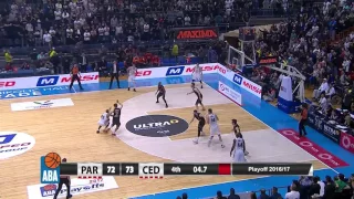 Will Hatcher! What a game, what an ending! (Partizan NIS - Cedevita, 25.3.2017)