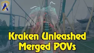 Merged POVs for Kraken Unleashed at SeaWorld Orlando