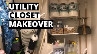 Utility Closet Makeover!