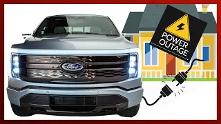 The Ford F-150 Lightning can POWER your HOME during a blackout. Here's How.