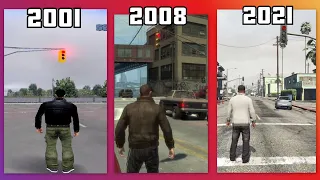 Evolution of Traffic Light Logic in GTA Games (2001-2021)