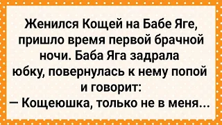 Первая Брачная Ночь Кощея и Бабы Яги! Подборка Свежих Анекдотов! Юмор!