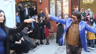 LUDVIG BAYSER на Ингушской свадьбе танцует лезгинку