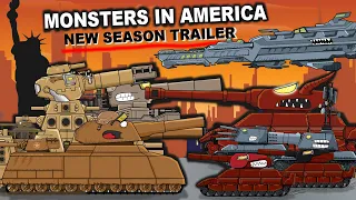 Monsters in America 2nd season trailer - Cartoons about tanks