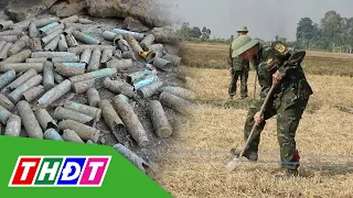 Hơn 70 vật liệu nổ được tìm thấy trong phạm vi cao tốc Cao Lãnh - An Hữu | THDT