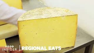 Why Traditional English Cheddar Is Aged In Caves | Regional Eats