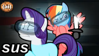 🔪 Rainbow Dash is SUS in Among Us 🔪 (Ai Animation)