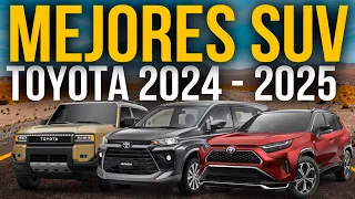 ✅  5 MEJORES SUV 's TOYOTA 2024 - 2025 | RECIEN REVELADAS