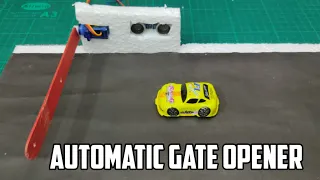 How to make a Automatic Gate opener using Arduino and Ultrasonic sensor || Arduino projects ||