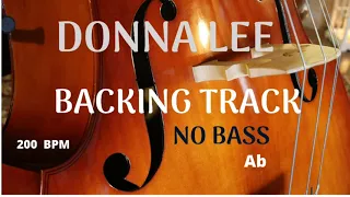 Backing Track Donna Lee -  No Bass -  200 BPM
