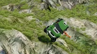 BeamNG  Drive  Big Jump Sports Cars Crashes  Vikki Gamer