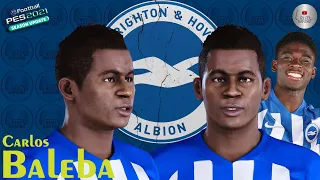 Carlos Baleba Face PES 2021 PES 2020 Brighton and Hove Albion | NISZ Gaming