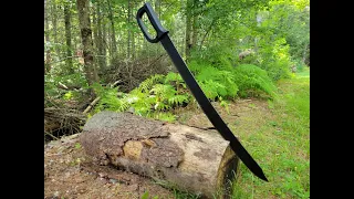 Full honest test of the Cutlass Machete by Cold Steel! Fun and practical tests. How did it do?!